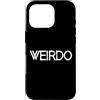Detti di assegno stravaganti per gli str Custodia per iPhone 16 Pro Weirdo Different Special Emo Goth Punk Nerd Weird