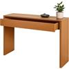 Miroytengo Ingresso moderno Lupe Ciliegio 100 x 76 x 30 cm con Cassetto e Stoccaggio