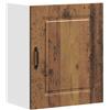 pokgdf Armadietto salvaspazio per piccole cucine, per forno e microonde, con ampio vano portaoggetti e supporto a parete, in legno con superficie liscia