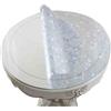 ZBXXSC Pellicola per Tavolo Rotonda Tovaglie Trasparente Plastificata Rotonda Tovagliette in PVC Spessore 2mm Impermeabili Lavabile Protezione per Tavolo(C,Round 60cm)