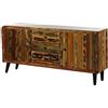 MASSIVMOEBEL24.DE SIXTIES #110 Credenza in legno di Legno riciclato - laccato/multicolore 180x45x86