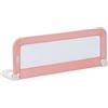 Safety 1st Sponda Letto Bambini da viaggio, Sbarra Letto Bambini 18 mesi - 5 anni, Barriera Letto da Viaggio Pieghevole e Portatile, Tessuto a rete, Semplice da Installare, Fissaggio Sicuro, Pink