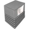 COVER IT - Organizer Armadio - Scatole Per Armadio E Piumone - Grigio 60x45x30cm - 6 Pezzi - Contenitori Per Salvaspazio - Contenitore Vestiti - Scatole Per Vestiti Cambio Stagione