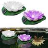 HUIKUANGEU Luci Galleggianti per Piscina,2 Pezzi Lampada Loto per Esterno,LED Floating Light Impermeabile,Luce di Loto Galleggiante per Stagno,per Esterne,Giardino,Piscina,Stagno