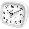 justaminute LOWELL SVEGLIA QUARZO ANALOGICA CON LUCE SNOOZE E SUONERIA IN 3 COLORI JA7093NBS (Bianco)