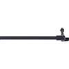 CINTACOR | Aste per Tende Senza Forare, Bacchette a Molla, Bastoni per Tende Allungabili Decorative con Ganci Finestre, Installazione Facile a Pressione | Diametro 9mm | 1 unità | Tappo Nero, 80-110cm