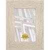 Wallazz Cornice Portafoto in MDF - Made in Italy - Vetro Sintetico Infrangibile Crilex - Disponibile in Diverse Varianti - Design Italiano e Qualità Artigianale, 30x40cm Rovere Sbiancato
