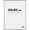 yd. Your Decoration - Cornice Puzzle 60x80 - Argento Lucente - Cornice Puzzle 1500-2000 pezzi - Plastica Cornice portafoto - Annecy
