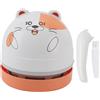 ciciglow Mini Aspirapolvere da Tavolo, Simpatico Aspirapolvere da Scrivania per Raccogliere Briciole, Gomma, Briciole, di Animali Domestici, Alta Aspirazione e Basso Rumore, con