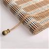 SGSKEIEY Tende a Rullo Bamboo Blinds Blinds Sole Parasole,Tenda a Rullo in bambù retrò Naturale,Avvolgibile Bamboo ,Oscurante al 65%,con Accessori,per Interni/Esterni,Personalizzate (80*160cm/32*63in)
