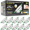 CLAR - Downlight LED da Incasso Soffitto, Faretti LED per Interni Dimmerabili 7W, Selettore 3 Tonalità, Nichel (Pack 10)