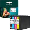 Evoke Cartucce per Epson T9071 T9072 T9073 T9074 ️️ WF6090DW WF6090DTWC WF6590DWF WF6590DTWFC ️