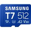 Samsung MB-MB512T/WW SD MicroSD Card 512GB Samsung SDXC T7 (Class10)