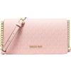 Michael Kors Jet Set Signature Logo Crossbody Bag Powder Blush