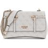 GUESS borsa a tracolla Leona Logo Convertible Xbody Flap Bone Logo avorio