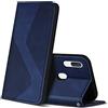 ZONNAVI Cover per Samsung Galaxy A20E, Flip Custodia Pelle PU con [Slot Cart] [Supporto Stand] [Magnetica], Cover a Libro Portafoglio per Samsung Galaxy A20E (Blu)