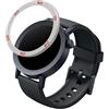 kwmobile Protezione Display Compatibile con CMF by Nothing Watch Pro 2 (D398) Fitness-tracker - Sticker Proteggi-schermo per Smart-Watch argento/rosso