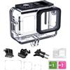 Letrater Custodia impermeabile per Insta 360 Acepro, Dive Case with Physical Harden Glass & Alluminio Alloy Frame Underwater Impermeabile fino a 60 m/197 ft with Two Mounts, Three Protective Films
