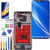 HLYGZX Display Schermo per Huawei Mate 20 Pro LYA-L09 TFT Nero con Cornice | Senza Impronte Digitali，con kit di riparazione，TFT LCD，HD Display，Sostituire lo schermo,per Modello:LYA-L29 LYA-AL00 LYA-AL10