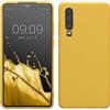 kwmobile Custodia Compatibile con Huawei P30 Cover - Back Case per Smartphone in Silicone TPU - Protezione Gommata - giallo radiante