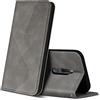 ZONNAVI Cover per Huawei Mate 10 Lite, Flip Custodia Pelle PU con [Slot Cart] [Supporto Stand] [Magnetica], Cover a Libro Portafoglio per Huawei Mate 10 Lite (Grigio)