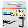 Mondo Stampa Cartuccia Inchiostro Alta Capacità Compatibile con HP 339 Nero, Resa 30ml, per Stampanti Deskjet 5740 6520 6940, Officejet 100 6310, Photosmart 2570 8150, PSC 2570