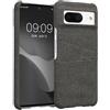 kwmobile Custodia Compatibile con Google Pixel 8 - Cover Porta Carte di Credito - Copertina Rigida 2X Slot Portacarte - Grigio