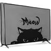 kwmobile Protezione Compatibile con 24 TV - Cover Proteggi-Schermo PC e TV da Interno - Custodia Protettiva Anti-Polvere - grigio/nero