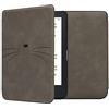 kwmobile Custodia eReader Compatibile con Kobo Clara 2E Cover - eBook Reader Flip Case - Cover eReader Magnetica Pelle PU Muso Felino