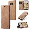 Sojlecyu Cover per Samsung Galaxy S8 Custodia, a Libro Portafoglio in Premium Pelle PU Porta Carte Flip Case Supporto Protezione Case Cover per Samsung Galaxy S8, Marrone