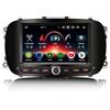 Erisin 7 pollici 8-Core 4GB+64GB Android 14 Autoradio GPS Navigatore per Fiat 500X 2014-2020 Supporto CarPlay Android Auto Bluetooth 5.0 WiFi 4G DSP DAB+ USB FM RDS OBD2 Canbus Controllo del volante