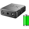 DIGNIFE Action Camera, Mini telecamera Full HD 1080P Protezione della sicurezza domestica Visione notturna Micro Cam Motion Detection Videoregistratore segreto nascosto TF(Camera with 32G,Built In Battery)