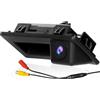 Hodozzy Telecamera Posteriore per VW/Audi/Skoda 170 Gradi Retrocamera Auto, Hodozzy Impermeabile Visione Notturna Tronco Maniglia Telecamera di Retromarcia per Touareg/Tiguan/Sharan/Passat per Audi A3 S3 A4L