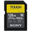 Sony SF-M128T TOUGH 128 GB SDXC UHS-II Scheda di memoria, V60, Classe 10, fino a 277 MB/s in lettura, 150 MB/s in scrittura - estremamente resistente, IP68, resistente agli urti e all'acqua
