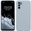 kwmobile Custodia Compatibile con Oppo A16 / A16s / A54s Cover - Back Case per Smartphone in Silicone TPU - Protezione Gommata - blu chiaro matt