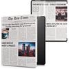 kwmobile Custodia eReader Compatibile con Amazon Kindle Oasis 10. Generation Cover - eBook Reader Flip Case - multicolore/nero/sabbia - Prima Pagina