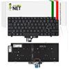 new net - Tastiera compatibile con Dell Latitude 5420, 5421, 5430, 5431, 5440, 7420, 7420 2-in-1, 7430, 7530, 7520 [Senza frame - colore tasti Nero - Retroilluminata - Layout ITA]