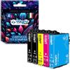 Inkpiu Cartucce T604XL Compatibili per Epson Expression Home XP-2200, XP-2205, XP-3200, XP-3205, XP-4200, XP-4205, Workforce WF-2910, WF-2930, WF-2935, WF-2950, Multipack 5 Pezzi