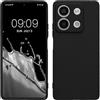 kwmobile Custodia Compatibile con Xiaomi Redmi Note 13 5G Cover - Back Case per Smartphone in Silicone TPU - Protezione Gommata - nero matt