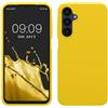 kwmobile Cover per Samsung Galaxy A25 Custodia - Back Case per Smartphone in Silicone TPU - Protezione Gommata - giallo radiante