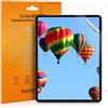 kwmobile 2x Pellicola Protettiva Compatibile con Apple iPad Pro 12,9 (2020) - Set Pellicole Touchscreen - Pellicola Antiriflesso e Anti-Impronte per Tablet
