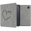 kwmobile Custodia eReader Compatibile con Kobo Libra 2 Cover - eBook Reader Flip Case - Cover eReader Magnetica Pelle PU Cuore