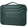 MOSISO 13-14 Pollici Custodia Rigida Laptop, 13,3 Pollici Impermeabile Borsa Computer Compatibile con MacBook HP Dell, Borse Rigida PC EVA Trapezoidale Simmetrica con Maniglia, Verde Smeraldo