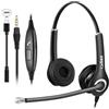 Callez Cuffie PC 3,5mm, Cuffie Telefono Cellulare USB C con Microfono Cancellazione del Rumore, Auricolare per Computer iPad, Ufficio Business, Skype, Videoconferenza, Call Center, Chat Chiare, Ultra Comfort