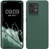 kwmobile Custodia Compatibile con Motorola Edge 40 Neo Cover - Back Case per Smartphone in Silicone TPU - Protezione Gommata - verde militare