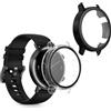 kwmobile 2x Custodia Rigida Smartwatch Compatibile con Huawei Watch GT2 (42mm) Cover - Case Vetro Temperato Orologio Fitness - trasparente/nero