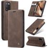 SLWYF Cover Compatible con Xiaomi Redmi Note 12 4G, Retro Flip Caso in PU Pelle Premium Portafoglio Custodia Resistente Protezione Chiusura Magnetica Case per Xiaomi Redmi Note 12 4G - Caffè