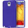 doupi PerfectFit TPU Custodia per Samsung Galaxy Note 3, Tappi di Polvere incorporatin Mat Trasparente Cover, Purple