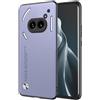 EASSGU Custodia per NothingPhone (2A) / NothingPhone (2A) Plus (6.7 Inches), Cover per Telefono in Stile Business con Retro in PU Pelle - Viola chiaro