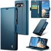 oiysrtoc Cover per Google Pixel 9a in Pelle PU Premium, Portafoglio con 3 Fessure Carte e Supporto, Blocco RFID, Chiusura Magnetica Custodia Google Pixel 9a, Blu